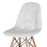 SILLA ESTILO NORDICO 45X53X79CM BLANCA SERIE VISBY MOMI