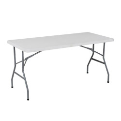 MESA DE RESINA 183X75X74CM 42CM DONNA GARDEN