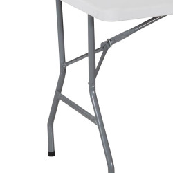 MESA DE RESINA 183X75X74CM 42CM DONNA GARDEN