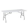 MESA DE RESINA PLEGABLE 240X74X74CM 40CM DONNA GARDEN