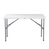 MESA DE RESINA PLEGABLE 180X74X74CM 40CM DONNA GARDEN