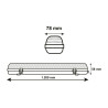 PANTALLA ESTANCA LED INTEGRADO 120CM 36W AIRMEC