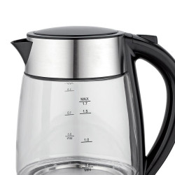 HERVIDOR AGUA CRISTAL INOXIDABLE 2200W 17 LITROS LARRYHOUSE