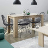 MESA DE COMEDOR EXTENSIBLE 78X140X90CM SERIE KENDRA MOMI