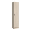 ARMARIO MULTIUSOS CON ESTANTES 1P 180X37X37CM ROBLE MOMI