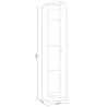 ARMARIO MULTIUSOS ESCOBERO 2P 180X73X37CM ROBLE MOMI