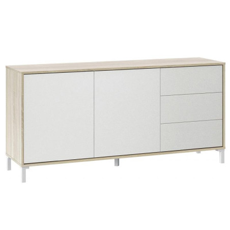APARADOR BROOKLYN 2 PUERTAS 3 CAJONES 74X154X41CM RCANADIAN MOMI