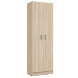 ARMARIO MULTIUSOS 2P 180X59X37CM ROBLE MOMI
