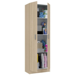 ARMARIO MULTIUSOS 2P 180X59X37CM ROBLE MOMI