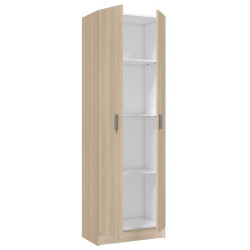 ARMARIO MULTIUSOS 2P 180X59X37CM ROBLE MOMI