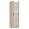 ARMARIO MULTIUSOS 2P 180X59X37CM ROBLE MOMI