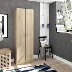 ARMARIO MULTIUSOS 2P 180X59X37CM ROBLE MOMI