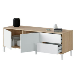 MUEBLE TV 47X130X41CM BROOKLYN 2P2C RCANADIAN BL ARTIK MOMI