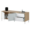 MUEBLE TV 47X130X41CM BROOKLYN 2P2C RCANADIAN BL ARTIK MOMI
