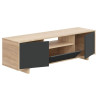 MUEBLE TV 3 PUERTAS 46X150X41CM ZAIRA RCANADIAN GRIS ANTRACITA MOMI