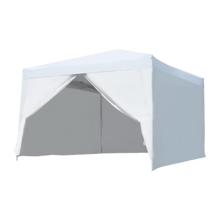 CARPA PLEGABLE METAL 3X3 METROS C PAREDES 1 PUERTA LATERAL DONNA GARDEN