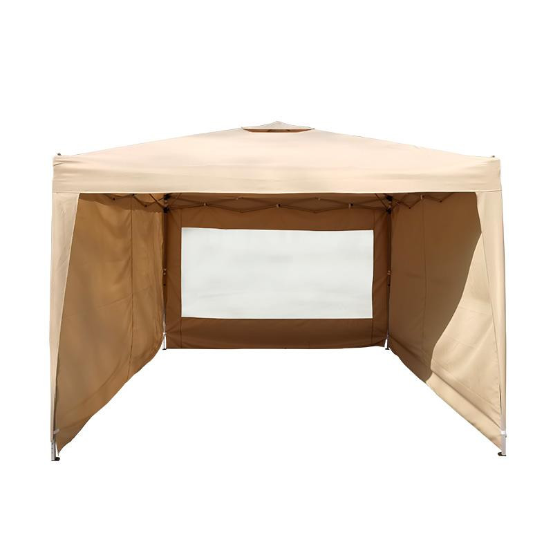 CARPA METAL BEIGE CON PAREDES DONNA GARDEN 3X3 METROS