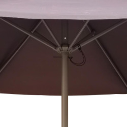 PARASOL ACERO MARRON DONNA GARDEN 210 METROS
