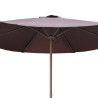 PARASOL ACERO MARRON DONNA GARDEN 210 METROS