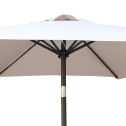 PARASOL BEIGE APERTURA MANIVELA DONNA GARDEN 25 METROS