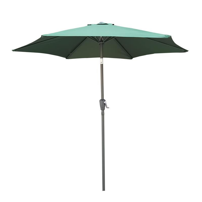 PARASOL VERDE APERTURA MANIVELA DONNA GARDEN 25 METROS