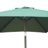 PARASOL VERDE APERTURA MANIVELA DONNA GARDEN 25 METROS