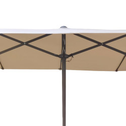 PARASOL ALUMINIO DOBLE BEIGE DONNA GARDEN 45 METROS