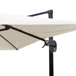 PARASOL COLGANTE BEIGE DONNA GARDEN 3x35 METROS