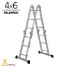 ESCALERA ALUMINIO MULTIPOSICION AIRMEC 4X6