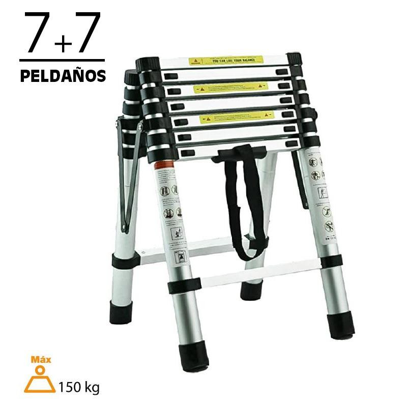 ESCALERA TELESCOPICA ALUMINIO AIRMEC 77