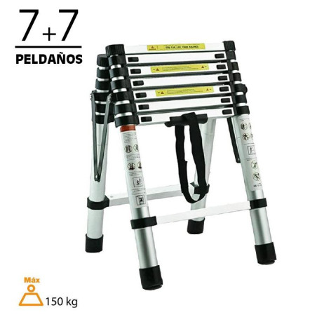 ESCALERA TELESCOPICA ALUMINIO AIRMEC 77
