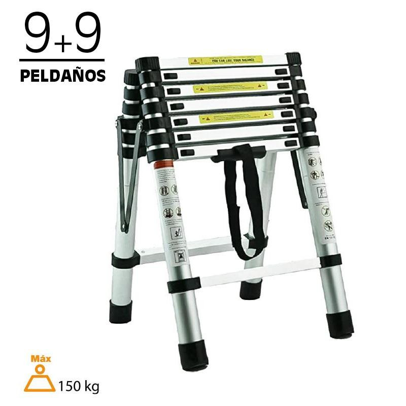 ESCALERA TELESCOPICA ALUMINIO AIRMEC 99