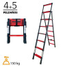 ESCALERA TELESCOPICA DOS HOJAS ALUMINIO AIRMEC 45