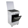 COCINA GAS HORNO BLANCA 4 FUEGOS 50CM LARRYHOUSE