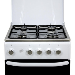 COCINA GAS HORNO BLANCA 4 FUEGOS 50CM LARRYHOUSE