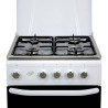 COCINA GAS HORNO BLANCA 4 FUEGOS 50CM LARRYHOUSE