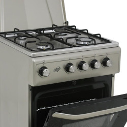 COCINA GAS HORNO GRIS 4 FUEGOS 50CM LARRYHOUSE