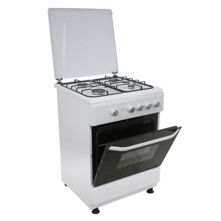 COCINA GAS HORNO GRILL BLANCA 4 FUEGOS 60CM LARRYHOUSE