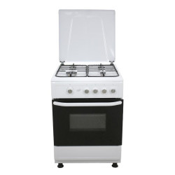 COCINA GAS HORNO GRILL BLANCA 4 FUEGOS 60CM LARRYHOUSE