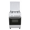 COCINA GAS HORNO GRILL BLANCA 4 FUEGOS 60CM LARRYHOUSE