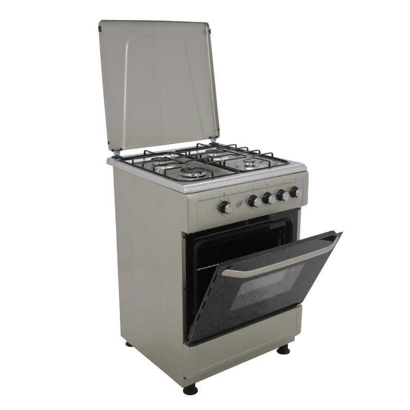 COCINA GAS HORNO GRILL GRIS 4 FUEGOS 60CM LARRYHOUSE