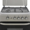COCINA GAS HORNO GRILL GRIS 4 FUEGOS 60CM LARRYHOUSE