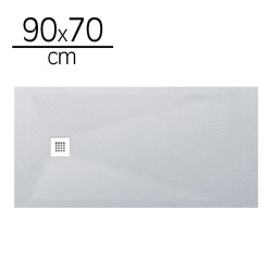 PLATO DUCHA CARGA MINERAL BLANCO BENOTTI 90X70X35CM