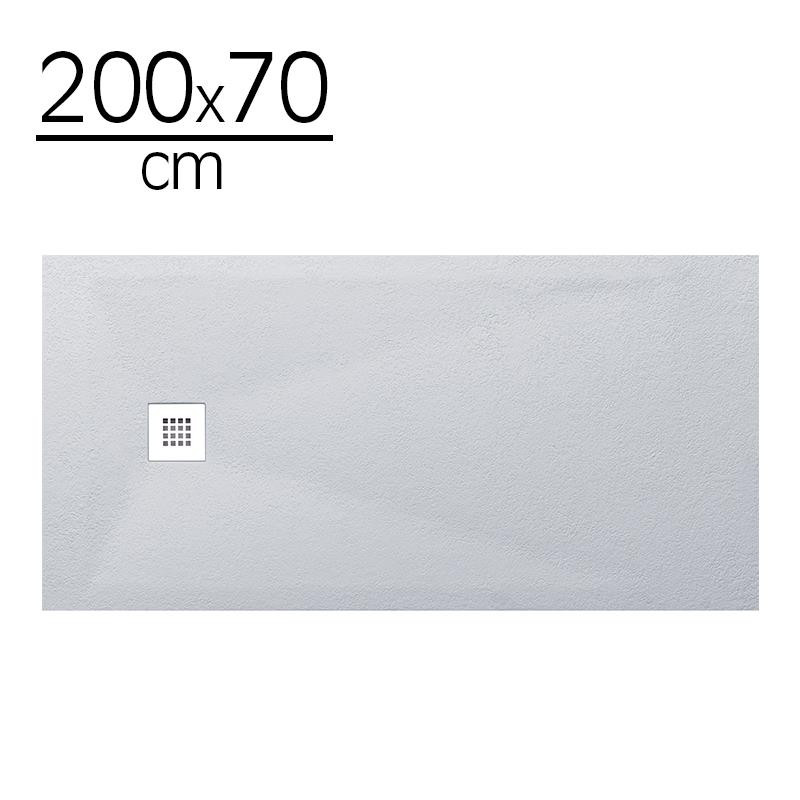 PLATO DUCHA CARGA MINERAL BLANCO BENOTTI 200X70X35CM