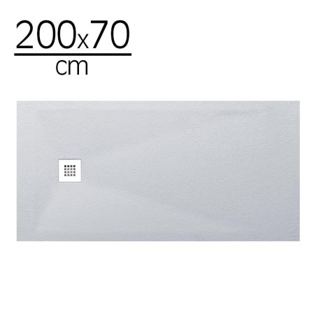 PLATO DUCHA CARGA MINERAL BLANCO BENOTTI 200X70X35CM