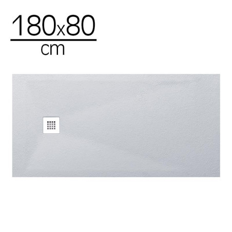 PLATO DUCHA CARGA MINERAL BLANCO BENOTTI 180X80X35CM