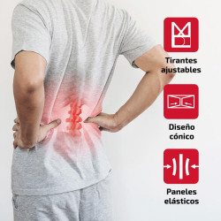 CINTURON LUMBAR ALTA VISIBILIDAD TALLA XL PAMACON