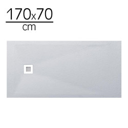 PLATO DUCHA CARGA MINERAL BLANCO BENOTTI 170X70X35CM