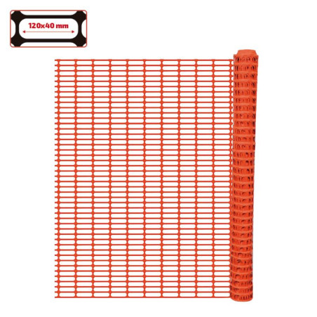 MALLA SENALIZACION NARANJA 80GRS M2 1X50 METROS PAMACON
