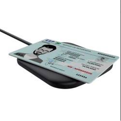 LECTOR DE TARJETAS DNI 24736 COMPATIBLE CON DNIE 30 USB 20 NEGRO TRUST